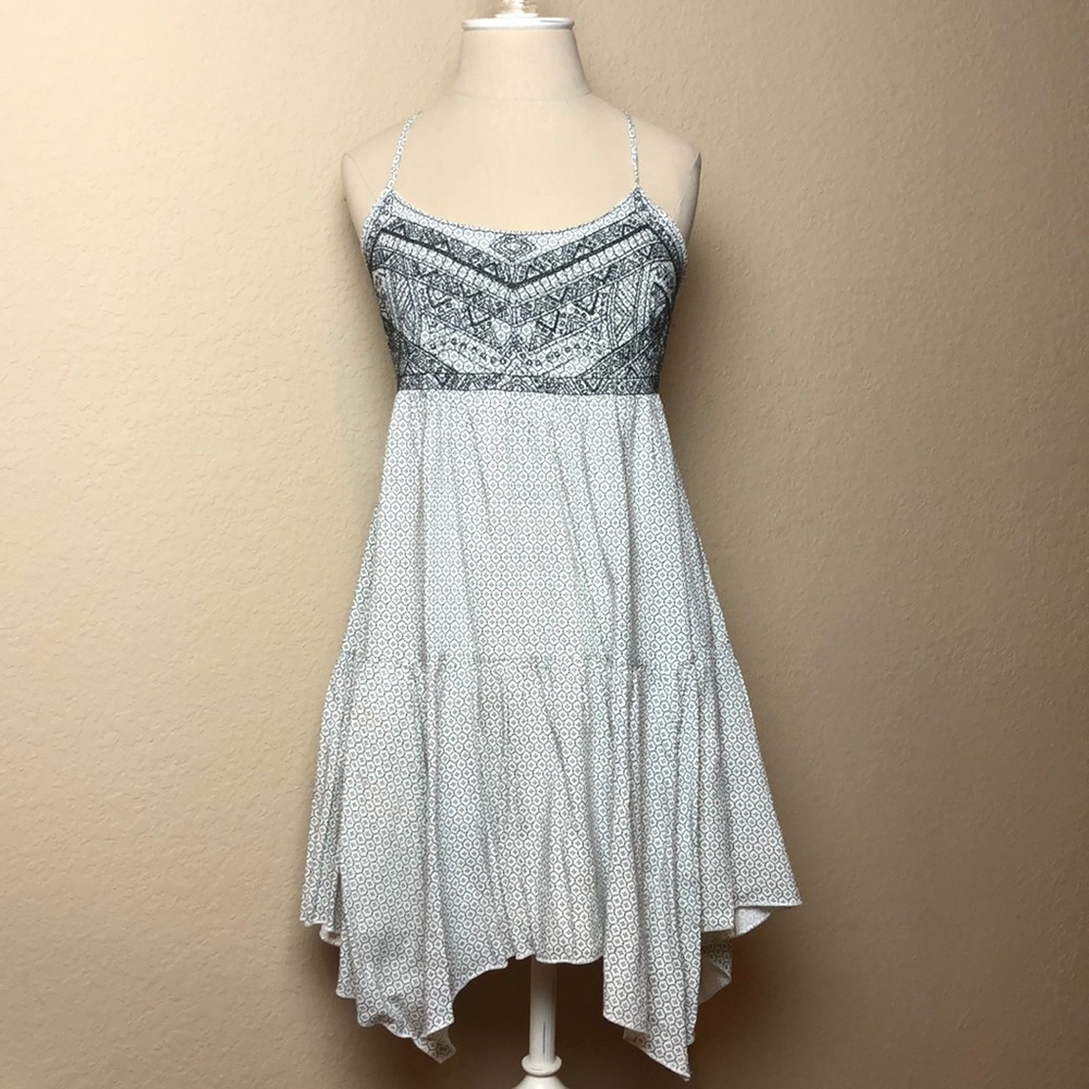 Black & white patterned sundress